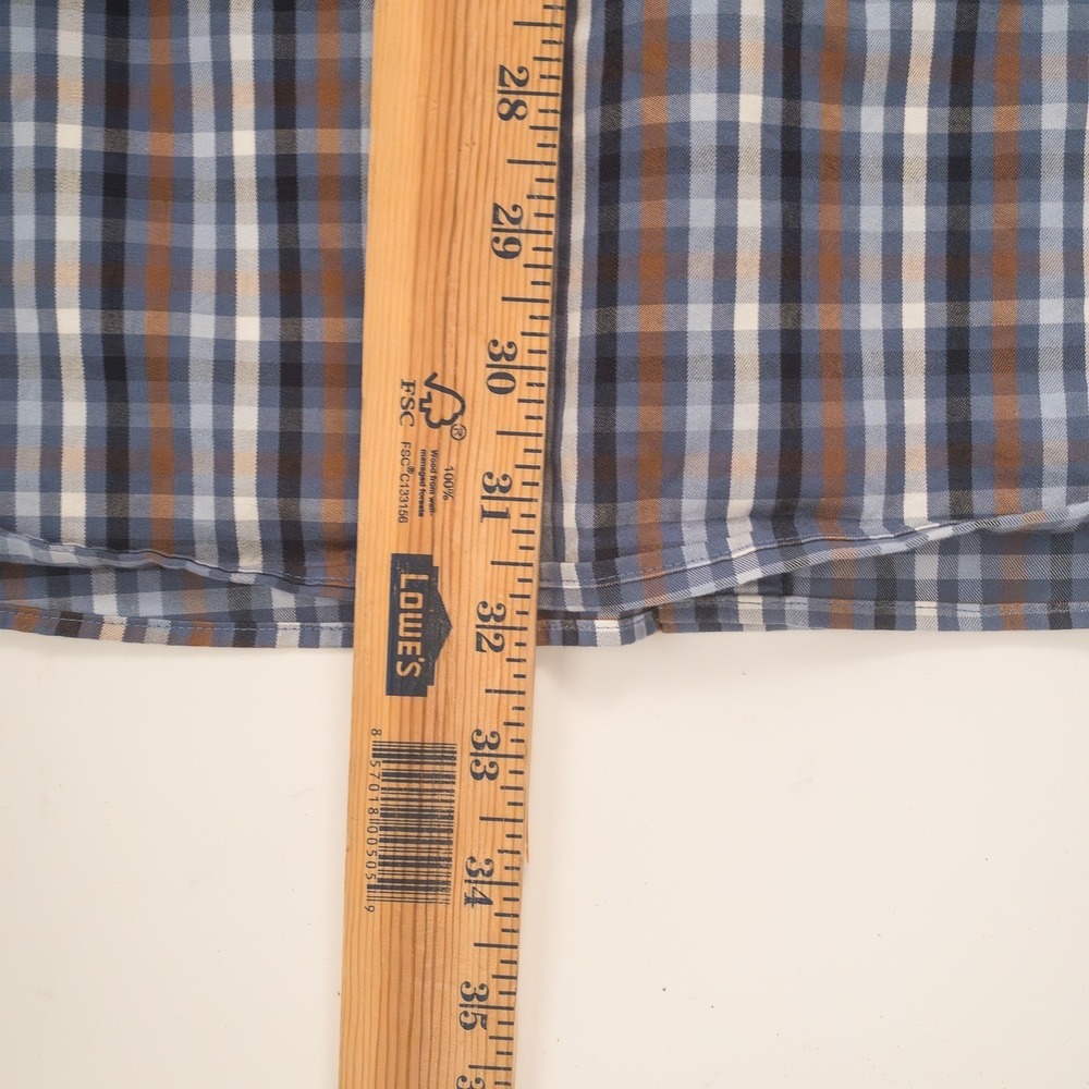 Duluth Trading Co WrinkleFighter Mens XL Plaid Button Down Long Sleeve Shirt - Picture 8 of 10